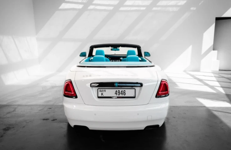 Rolls Royce Dawn 2022 WHITE RENTAL IN DUBAI - undefined